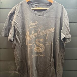 Lucky Brand Olive Graphic Tee for Men